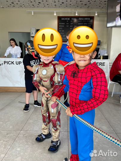 Костюм маскарадный Бэтмэн,Паук,суперженщина