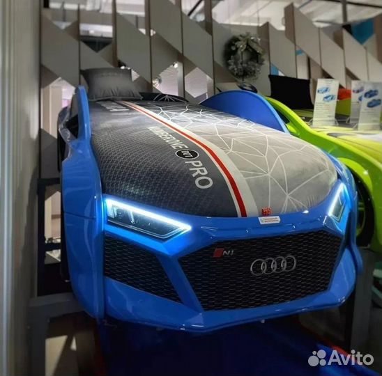 Кровать Машина Ауди n1 180х80 спальное место