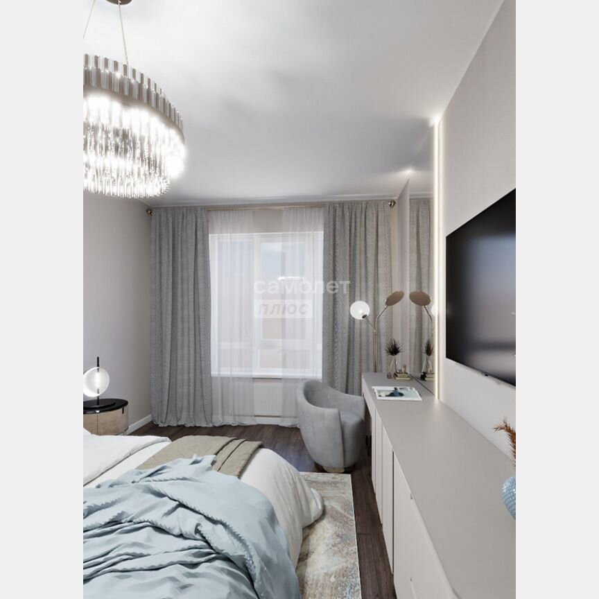 1-к. квартира, 45,6 м², 16/18 эт.