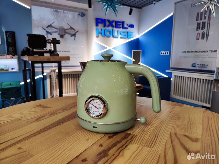 Чайник Qcooker Electric Kettle, зеленый