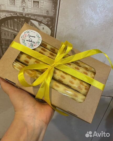 Трубочки со сгущенкой