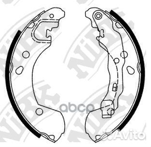 Барабанные колодки LADA Vesta 2015- / Nissan Mi