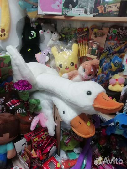 Гусь обнимусь 100 см качество шея ноги Тянутся