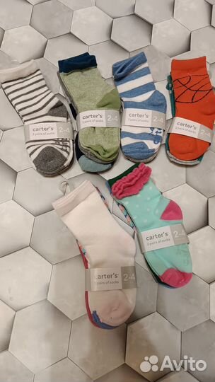 Носки Carter's от 1 года до 8 лет