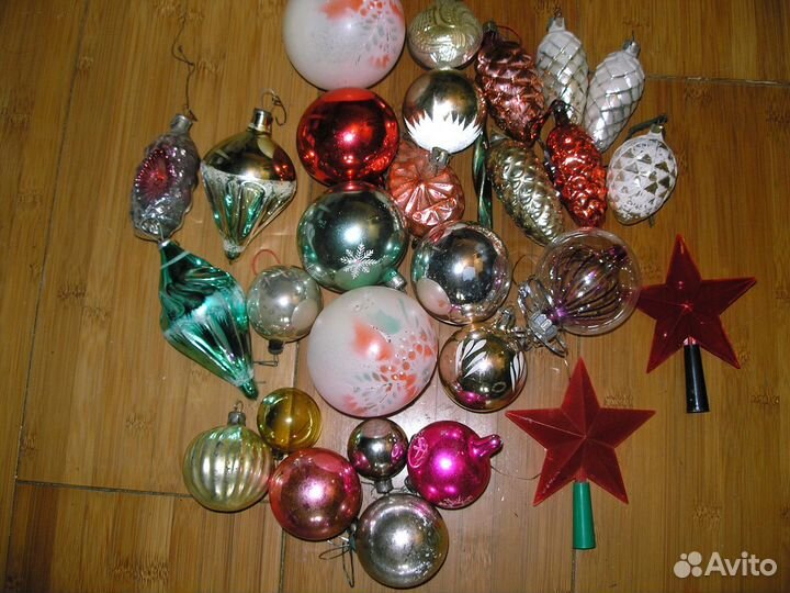 Ёлочные игрушки СССР