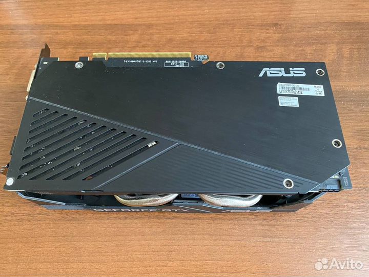 Видеокарта asus GeForce GTX 1660 super Dual EVO OC