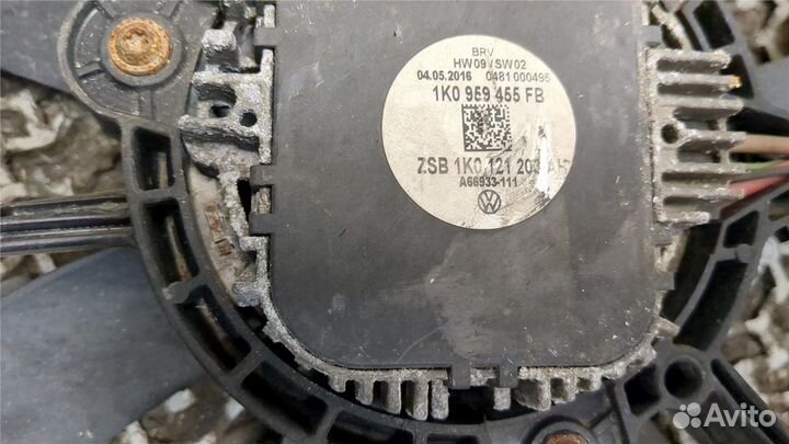 Вентилятор радиатора Volkswagen Caddy 2015, 2016