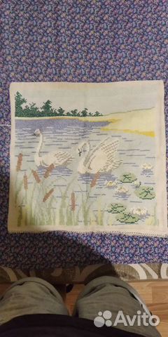 Наволочка-вышивка под названием 