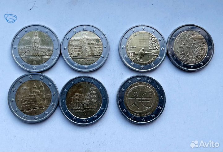 Монеты 2 евро юбилейные, Карл Великий, Гамбург