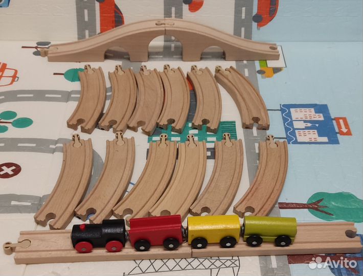 Деревянная железная дорога IKEA