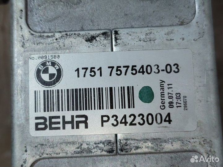 Интеркулер Bmw 5 F10 N63B44 2011