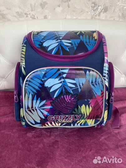 Портфель школьный grizzly для девочки