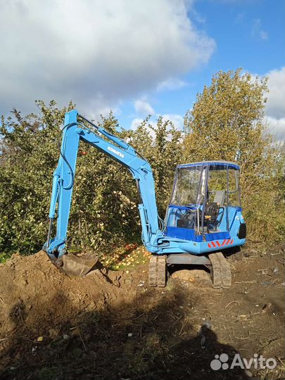 Услуги мини экскаватора копка земляные работы