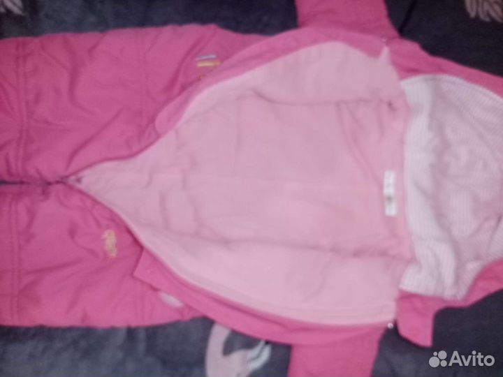 Детский зимний комбинезон на девочку