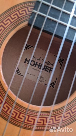 Классическая гитара hohner hc02 уменьшенная