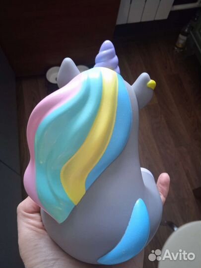 Игрушка единорог для купания статуэтка