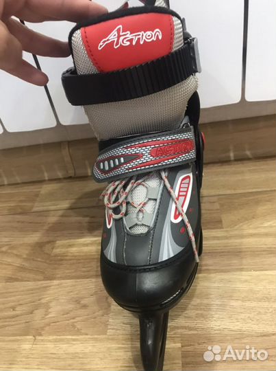 Коньки раздвижные р.30-33 +Сумка. Новые