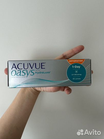 Однодневные линзы acuvue oasys astigmatism