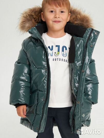 Пуховик куртка Bobo taim 98,104,110,122,128зима-35