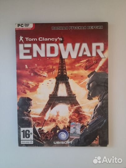 Pc dvd диск с игрой Tom Clancy's Endwar
