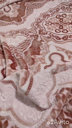 Покрывало, плед, велсофт, 3D эффект