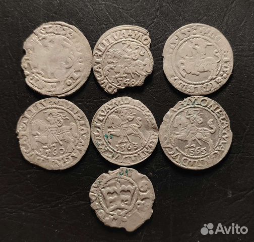 Серебряные монеты 16 век