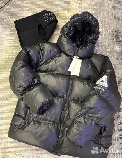 Пуховик palace balaclava puffa черный