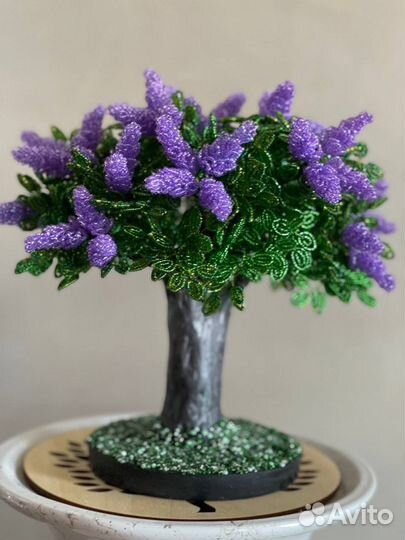 Деревья из бисера