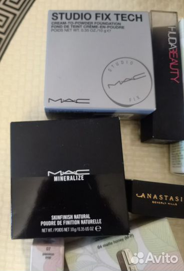 Тональные, помады, консиллеры, тушь