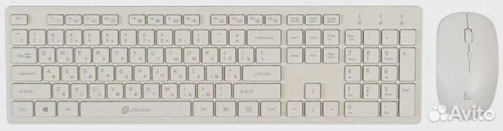 Комплект клавиатура+мышь oklick 240M USB