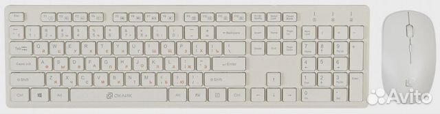 Комплект клавиатура+мышь oklick 240M USB