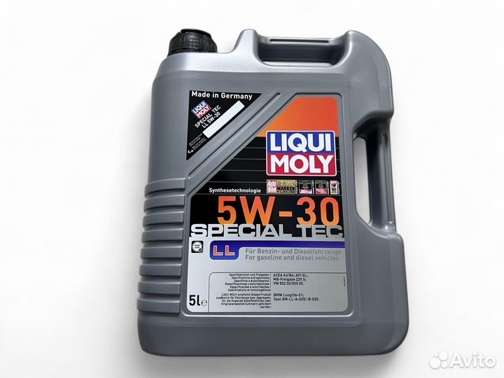 Масло моторное liqui moly special TEC LL 5W30 5L