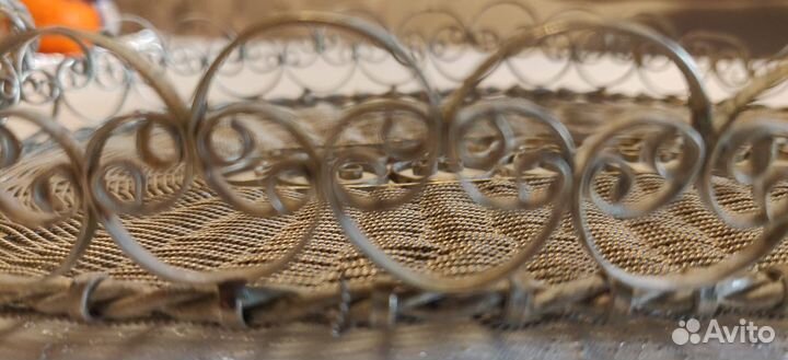 Ваза из мельхиора, винтаж