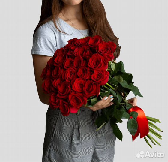 Красные розы, доставка