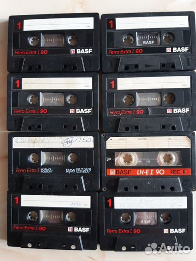 Аудиокассеты BASF-8 штук