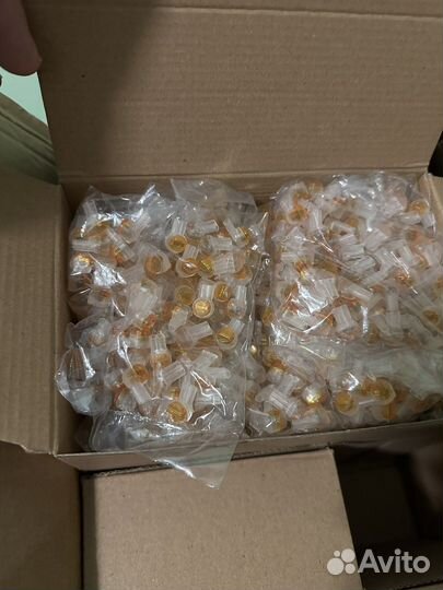 Соединители кабельные Скотчлок UY-2 и RJ-45