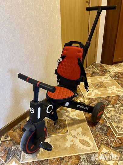 Детский складной трехколесный велосипед