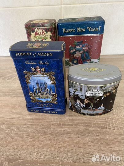 Жестяные банки для чая
