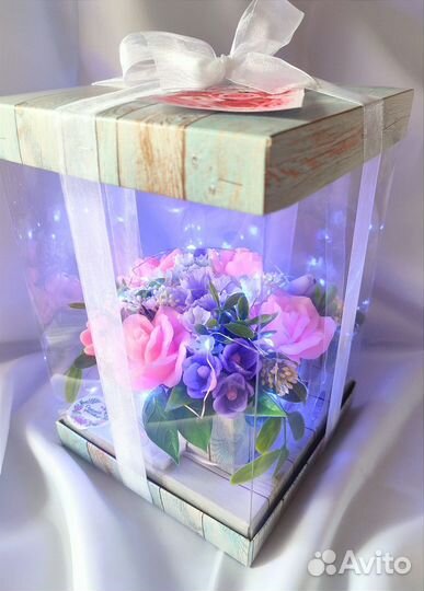 Букет из мыла ручной работы, Нежность