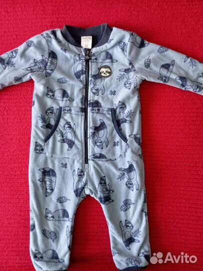 Флисовый комбинезон 80