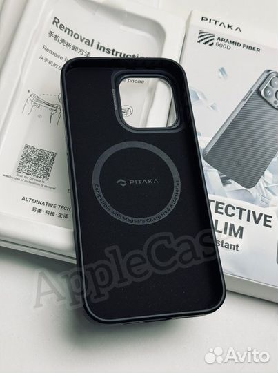 Защитный чехол Pitaka 600D на iPhone 15 Pro Max