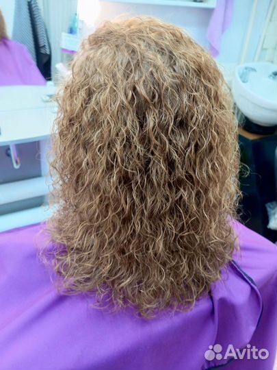 Биозавивка волос. Мужская завивка