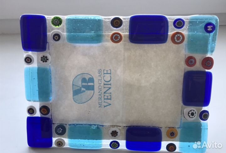 Фоторамка из венецианского стекла 10х15