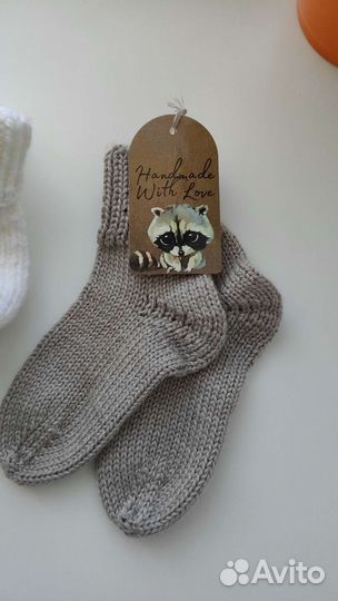 Носочки детские вязаные