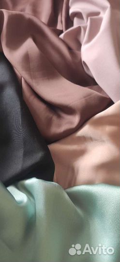 Шелк армани,искусственная кожа на трикотаже ткань