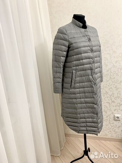 Пуховик пальто 12 storeez серый 44-46 М