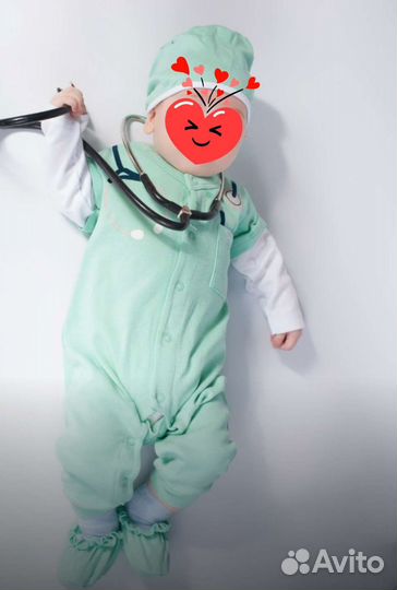 Костюм доктора 3-5 месяцев