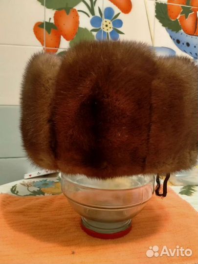 Норковая шапка-формовка мужская