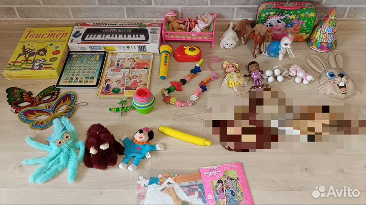 Детские игрушки пакетом для девочки