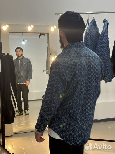 Рубашка джинсовая,накидка